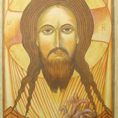 Mandilion with heart Mandilion with heart, Clayintone 2009, 40 x 60 cm