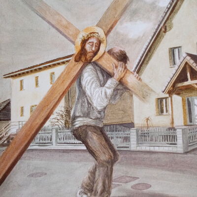 Droga do oryginału Droga do oryginału, Maminato 2020 © W. Hofer, 30x40 cm